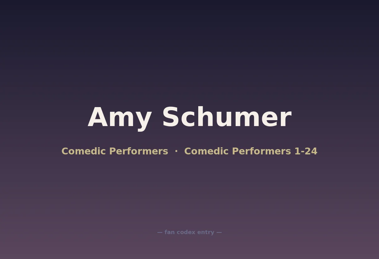 Amy Schumer