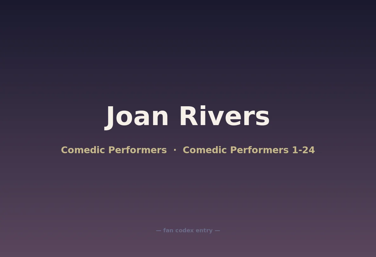 Joan Rivers