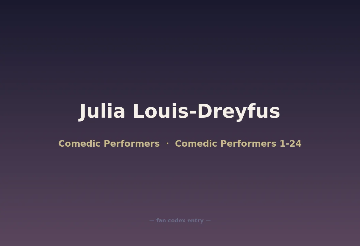 Julia Louis-Dreyfus