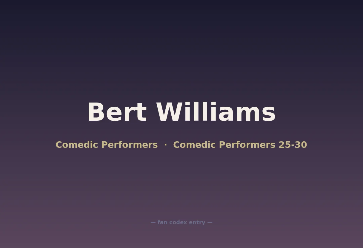 Bert Williams